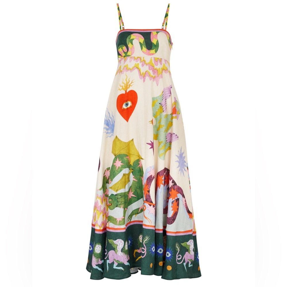 NWT Unique Dragon/Snake/Creature dress / iconic